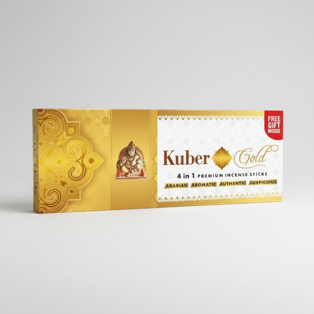 Kuber Candles packaging on a white background