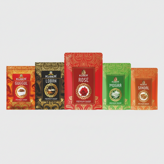 Zipper Pouch Wet Dhoop (Pack of 5)