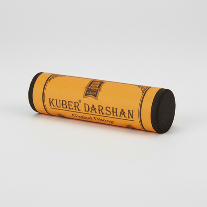 Kuber Darshan Guggal Dhoop stick on a white background