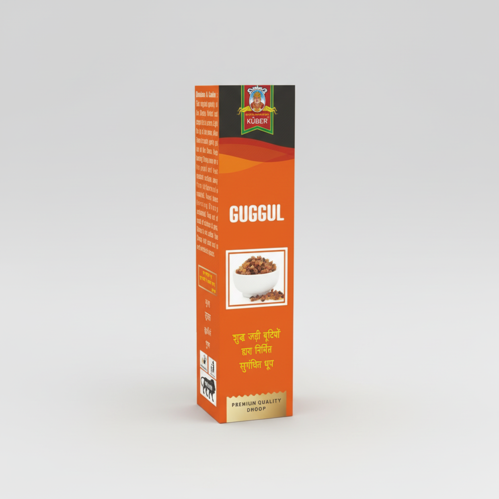 Kuber Guggul packaging on a white background